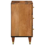 ZNTS Bedside Cabinet 50x33x62 cm Solid Wood Mango 358293