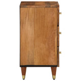 ZNTS Bedside Cabinet 50x33x62 cm Solid Wood Mango 358293