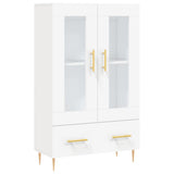 Highboard White 69.5x31x115 cm Engineered Wood 828284