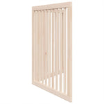 Dog Gate Foldable 2 Panels 160 cm Poplar Wood 352242