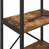 Bookshelf Smoked Oak 56 x 34 x 133.5 cm Engineered Wood 883870