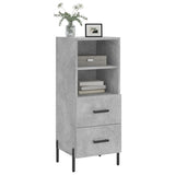 Sideboard Concrete Grey 34.5x34x90 cm Engineered Wood 828680