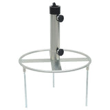 Parasol Base with Ground Spikes for 38/48 mm Silver Steel 4003378