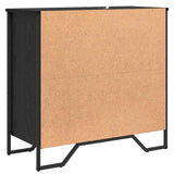 Sideboard Black Oak 78 x 35 x 74.5 cm 883561