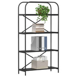 Bookshelf Black Oak 80 x 30 x 146 cm Engineered wood 879839