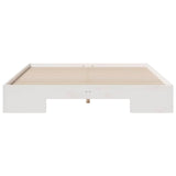 Bed Frame White 150 x 200 cm 873026
