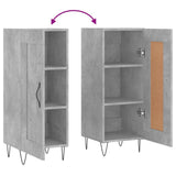 Sideboard Concrete Grey 34.5x34x90 cm Engineered Wood 830440