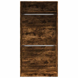 Wardrobe Smoked Oak 100x50x200 cm Engineered Wood 3307805