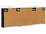 Bathroom Cabinet Set 3 pcs 126 x 16 x 62.5 cm Engineered wood 3403833