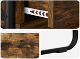 Console Table Smoked Oak 80 x 40 x 75 cm Engineered Wood 8007547