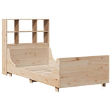 Bookcase Bed without Mattress 90x200 cm Solid Wood 3323815