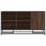 Shoe Bench Brown Oak 100x40x53.5 cm Engineered Wood and Metal 849218