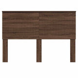 Headboard with Headboard Brown Oak 140 cm Engineered wood 887766