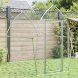 Chicken Cage Silver 200x105x182 cm Galvanised Steel 172555