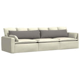 Sofa Pillows 2 pcs Taupe 145 x 40 cm Fabric 42013831