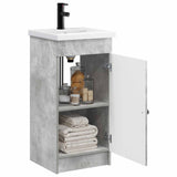 Bathroom Vanity with Sink Concrete Grey 42 x 40 x 84.5 cm 890057