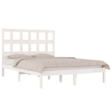 Bed Frame without Mattress White 120x200 cm Solid Wood Pine 3104474