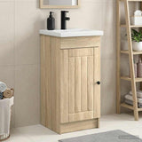 Bathroom Vanity with Sink Sonoma Oak 42 x 40 x 84.5 cm 890026