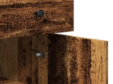 Sideboard Old Wood 70x30x80 cm Engineered Wood 857470