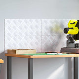 Checker Plates 4 pcs Silver 50 x 20 cm Aluminium 4104250