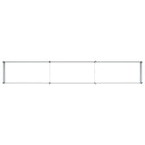 Garden Raised Bed Light Brown 240 x 40 x 45 cm Galvanised Steel 42017329