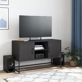 TV Cabinet Black 100.5x39x60.5 cm Steel 846512