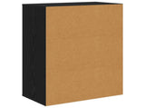 Sideboard with Drawer Black Oak 60 x 33.5 x 84 cm 8000469