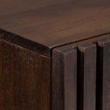 Highboard Brown 60x34x100 cm Solid Wood Mango 377586