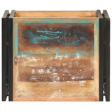 ZNTS Side Table 40x30x40 cm Solid Reclaimed Wood 320684