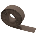 Garden Edging 25 m 20 cm PE Brown 42036853