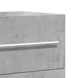 Sink Cabinet Concrete Grey 80x38,5x48 cm Engineered Wood 856228