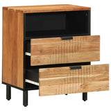 Bedside Cabinet Brown 50 x 33 x 62 cm Solid Acacia wood 4017766