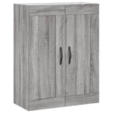 Highboard Grey Sonoma 69,5x34x180 cm Engineered Wood 3199783