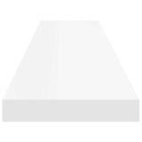 Floating Wall Shelves 4 pcs White 120x23.5x3.8 cm MDF 323822