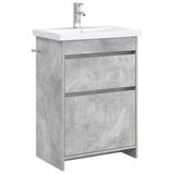 Bathroom Furniture Set Concrete Grey 61 x 40 x 84.5 cm 3404261