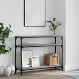 Console Table Grey Sonoma 100x29x75 cm Engineered Wood 834038