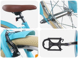 Kids Bike 22 Inches for 7-12 Years Old Light Blue 42009216