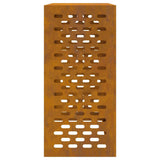 Air Conditioner Cover Rusty 110 x 50 x 105 cm Weathering Steel 865917