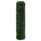 Artificial Fence Dark Green 1.5 x 6 m PVC and Steel 42042371