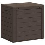 Garden Storage Box Brown 58.5x46x55 cm Polypropylene 152194