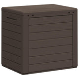 Garden Storage Box Brown 58.5x46x55 cm Polypropylene 152194