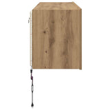 TV Wall Cabinet Artisan Oak 100 x 35 x 41 cm Engineered Wood 886251