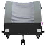 Bike Trailer Black and Grey 45 kg Iron 94147