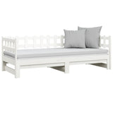 Pull-out Day Bed without Mattress White 2x cm 820772