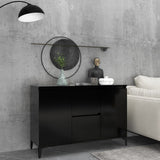 Sideboard Black 102x35x70 cm Engineered Wood 806113
