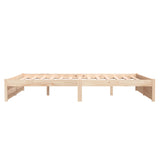 Bed Frame without Mattress Solid Wood 160x200 cm 814959