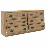 Sideboards with Drawer 2 pcs Artisan Oak 70 x 35.5 x 67.5 cm 3402654