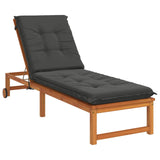Sunlounger Cushion GEMERT 100% Polyester Anthracite 947381