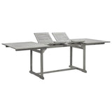 Garden Dining Table x100x75 cm Solid Acacia Wood 316573