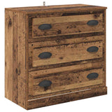 Sideboards 2 pcs Old Wood 70 x 35.5 x 67.5 cm Engineered Wood 3402653